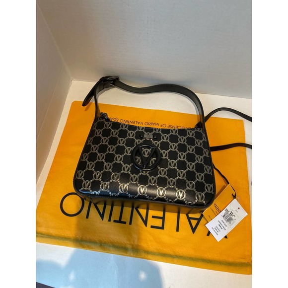 VALENTINO BY MARIO VALENTINO Kai Logo Monogram Shoulder Bag - Picture 6 of 9